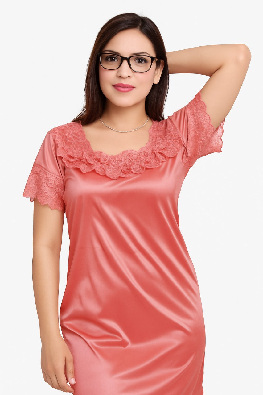 Satin Night Dress – Smooth & Sensual